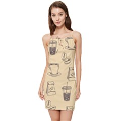 Coffee-56 Summer Tie Front Dress by nateshop