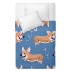 Corgi Patterns Duvet Cover Double Side (single Size) by Salman4z