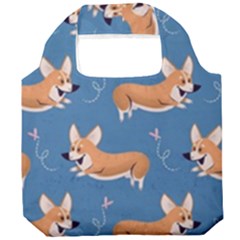 Corgi Patterns Foldable Grocery Recycle Bag by Salman4z