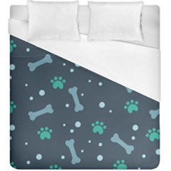 Bons Foot Prints Pattern Background Duvet Cover (king Size) by Salman4z