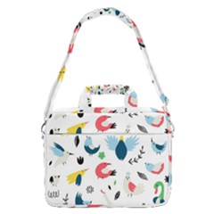 Vector Set Isolates With Cute Birds Scandinavian Style Macbook Pro 16  Shoulder Laptop Bag by Salman4z