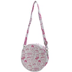 Cute-girly-seamless-pattern Crossbody Circle Bag by Salman4z