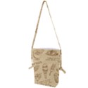 Ice-cream-vintage-pattern Folding Shoulder Bag View1