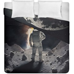 Astronaut Space Walk Duvet Cover Double Side (king Size) by danenraven