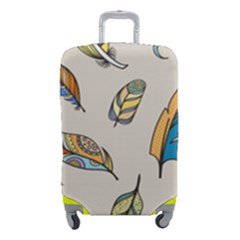 Vector-boho-doodle-feathers-seamless-pattern-illustration Luggage Cover (small) by Salman4z