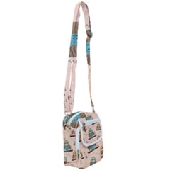 Seamless-pattern-owls-dream-cute-style-pajama-fabric Shoulder Strap Belt Bag by Salman4z