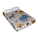 Wild Animals Seamless Pattern Fitted Sheet (Full/ Double Size) View2