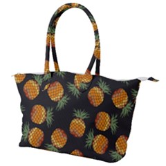 Pineapple Background Pineapple Pattern Canvas Shoulder Bag by pakminggu