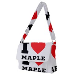 I Love Maple Full Print Messenger Bag (s) by ilovewhateva