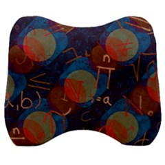 Background Graphic Beautiful Velour Head Support Cushion by 99art