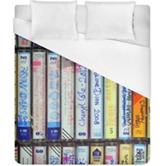 Cassette Tape Music Vintage 1980s 70s Duvet Cover (california King Size) by 99art