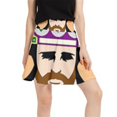 Comic-characters-eastern-magi-sages Waistband Skirt