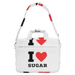 I Love Sugar  Macbook Pro 16  Shoulder Laptop Bag by ilovewhateva