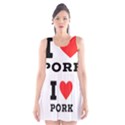 I love pork  Scoop Neck Skater Dress View1