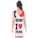 I love pork  Scoop Neck Skater Dress View2