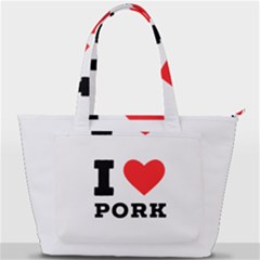 I Love Pork  Back Pocket Shoulder Bag  by ilovewhateva