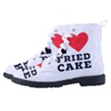 I love fried cake  Women s High-Top Canvas Sneakers View2