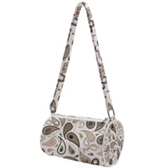 Paisley Pattern Background Graphic Mini Cylinder Bag by Vaneshop