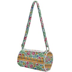 Flower Fabric Design Mini Cylinder Bag by Vaneshop