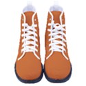 Orange Chocolat	 - 	High-Top Canvas Sneakers View1