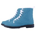 Turkish Blue	 - 	High-Top Canvas Sneakers View2