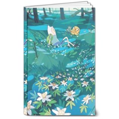 Psychedelic Adventure 8  X 10  Softcover Notebook by Cowasu