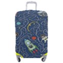 Cat Cosmos Cosmonaut Rocket Luggage Cover (Medium) View1