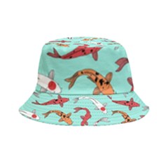 Pattern-with-koi-fishes Inside Out Bucket Hat by uniart180623