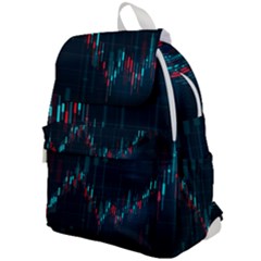 Flag Patterns On Forex Charts Top Flap Backpack by uniart180623