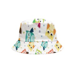 Owl Bird Bucket Hat (kids) by uniart180623