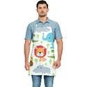 Seamless Pattern Vector With Animals Cartoon Kitchen Apron View1