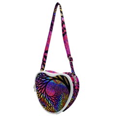 3d Fractal Mandelbulb Heart Shoulder Bag by Proyonanggan