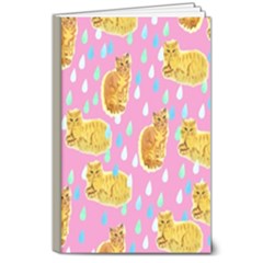 Cute Cat 8  X 10  Hardcover Notebook by flowerland