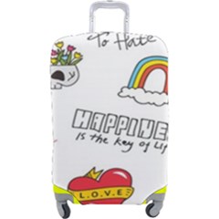 Abstract Fashion Background Suitable Fabric Printing Luggage Cover (large) by pakminggu