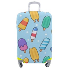 Cute-kawaii-ice-cream-seamless-pattern Luggage Cover (medium) by pakminggu