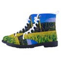 Different Grain Growth Field Men s High-Top Canvas Sneakers View2