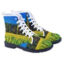 Different Grain Growth Field Men s High-Top Canvas Sneakers View3