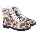 Vintage Birds pattern Men s High-Top Canvas Sneakers View3