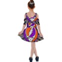 Gratefuldead Grateful Dead Pattern Kids  Shoulder Cutout Chiffon Dress View2