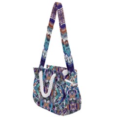  Over The Delta  Rope Handles Shoulder Strap Bag by kaleidomarblingart