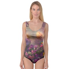 Floral Blossoms  Princess Tank Leotard  by Internationalstore