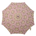 Cat Pattern Pink Cartoon Hook Handle Umbrellas (Small) View1