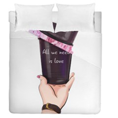 All You Need Is Love 2 Duvet Cover Double Side (queen Size) by SychEva