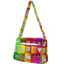 Colorful 3d Social Media Front Pocket Crossbody Bag View2