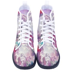 Clouds Multicolor Fantasy Art Skies Men s High-top Canvas Sneakers by Ket1n9