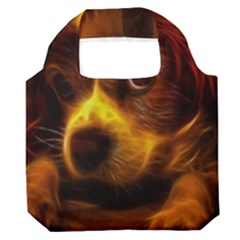 Cute 3d Dog Premium Foldable Grocery Recycle Bag by Ket1n9