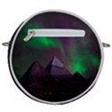 Aurora Northern Lights Phenomenon Atmosphere Sky Crossbody Circle Bag View2