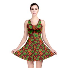 Template Christmas Pattern Reversible Skater Dress