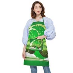 Kiwi Fruit Vitamins Healthy Cut Pocket Apron by Amaryn4rt