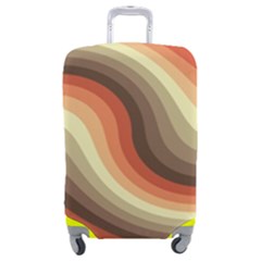 Twirl Swirl Waves Pattern Luggage Cover (medium) by Pakjumat